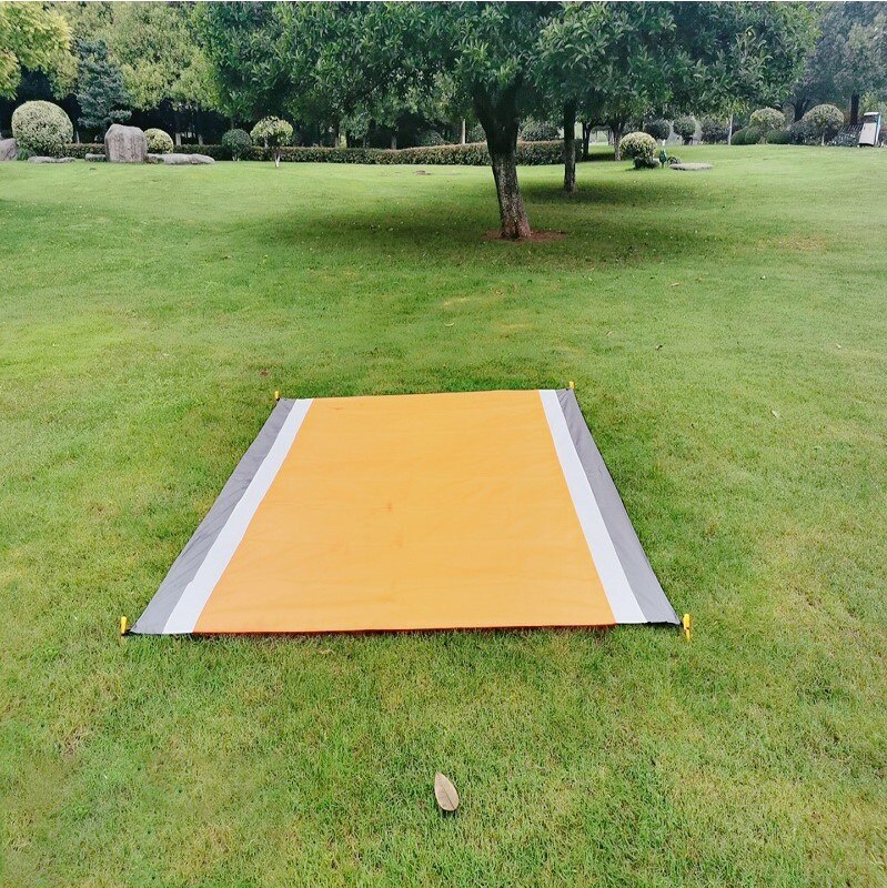 Summer Portable Pocket Picnic Waterproof Mat Sand Beach Mat Outdoor Camping Hiking Equipment Folding Blanket Tent Cover