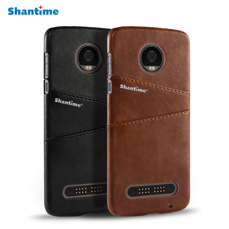 For Moto Z2 Play Z3 Play Pu Leather Case For Moto X4 Z2 Business Case For Moto Z Play Z Force Phone Case