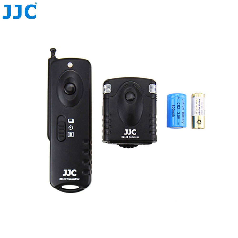 JJC Camera 433MHz Shutter Release Controller 16 Radio Channels Wireless Remote Control for NIKON D810/D850/D700/F90/F100/D750