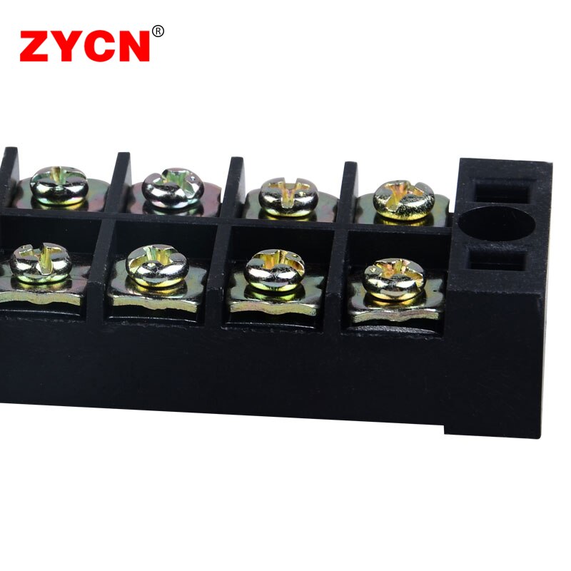 1Pc Dual Row Barrier Screw Terminal Block TB-2506 Strip Wire Connector 600V 3/4/5/6/10/12 Paralleler Position Electric Box 2512