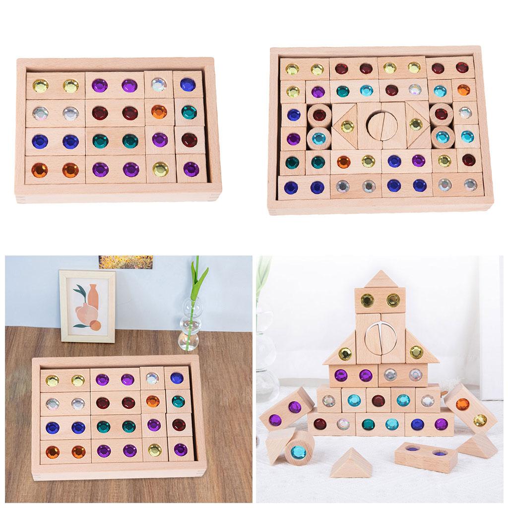 Hout Regenboog Stapelen Spel Educatief Speelgoed Creatieve Bricks Speelgoed Voor Kids Kinderen