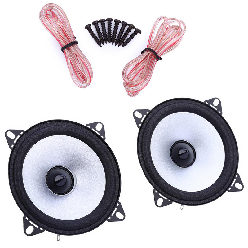 Deur Auto Audio Muziek Stereo 4 inch 60 w 2 Weg Auto 2 stks LaBo Volledige Bereik Frequentie Luidspreker Coaxiale hifi Luidspreker Voertuig