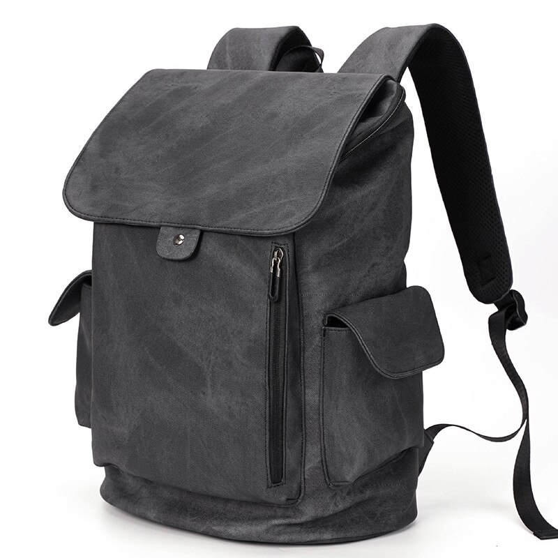 VICUNA POLO-Mochila de cuero de para hombre, morral informal de viaje de gran capacidad, venta directa de fábrica