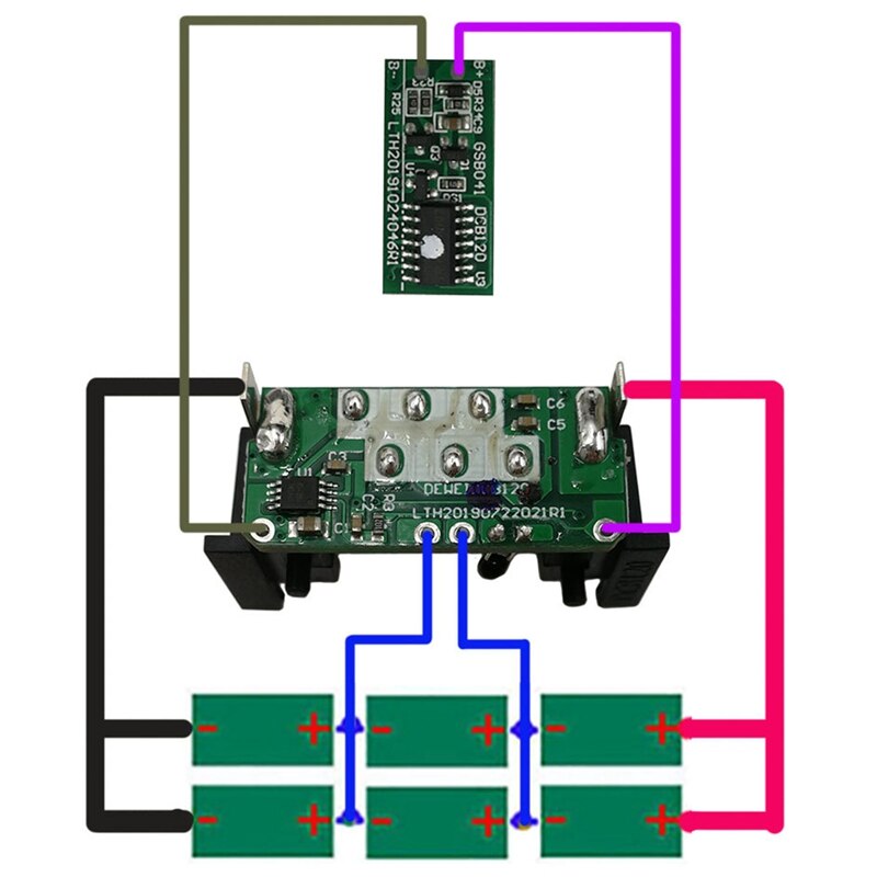 DCB120 Battery Plastic Box PCB Charging Protection... – Vicedeal