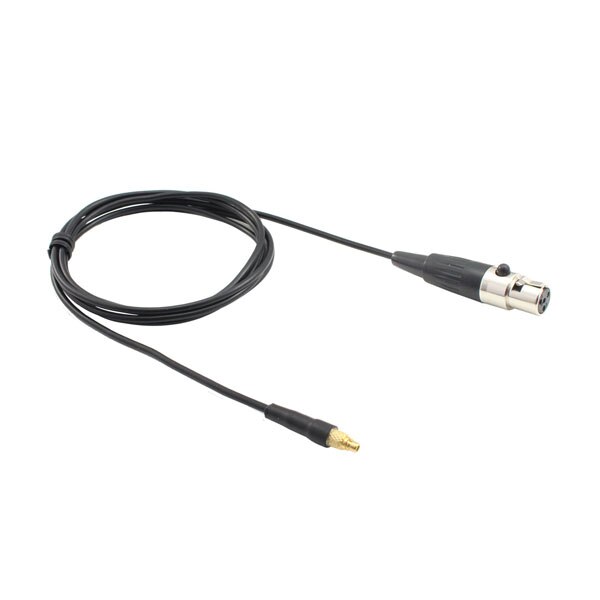 Hixman DE6C-SL Vervanging Kabel Voor Landgenoot E6 Microfoons Past Shure Lijn 6 Carvin Jts Trantec Toa Bodypack Zenders: Black