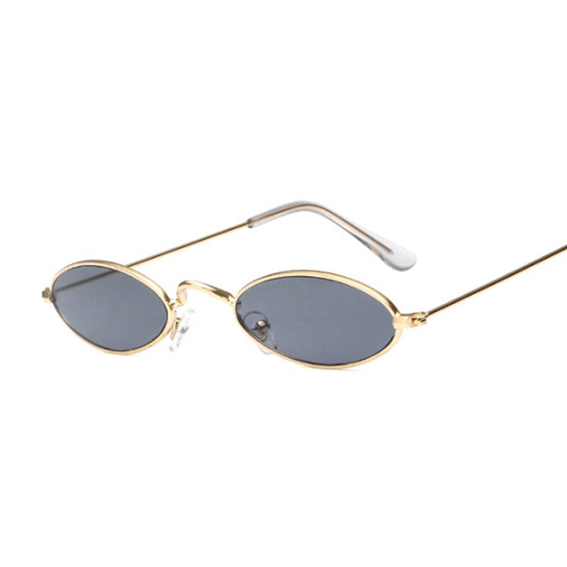 Gafas de sol ovaladas Vintage para hombre y mujer, lentes Retro claros, UV400,