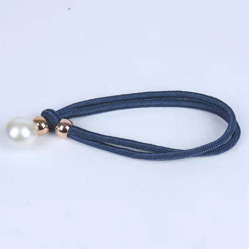 1Pair Curtain Tieback With White Pearl Holder Hook Buckle Clip Curtain Tieback Polyester Decorative Home Accessory: 05