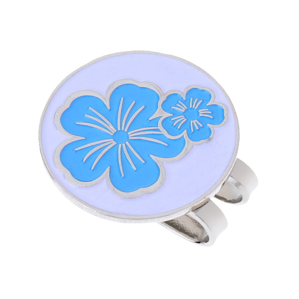 Golf Hat Clip With Detachable Magnetic Golf Ball Marker Cap Clip: Blue