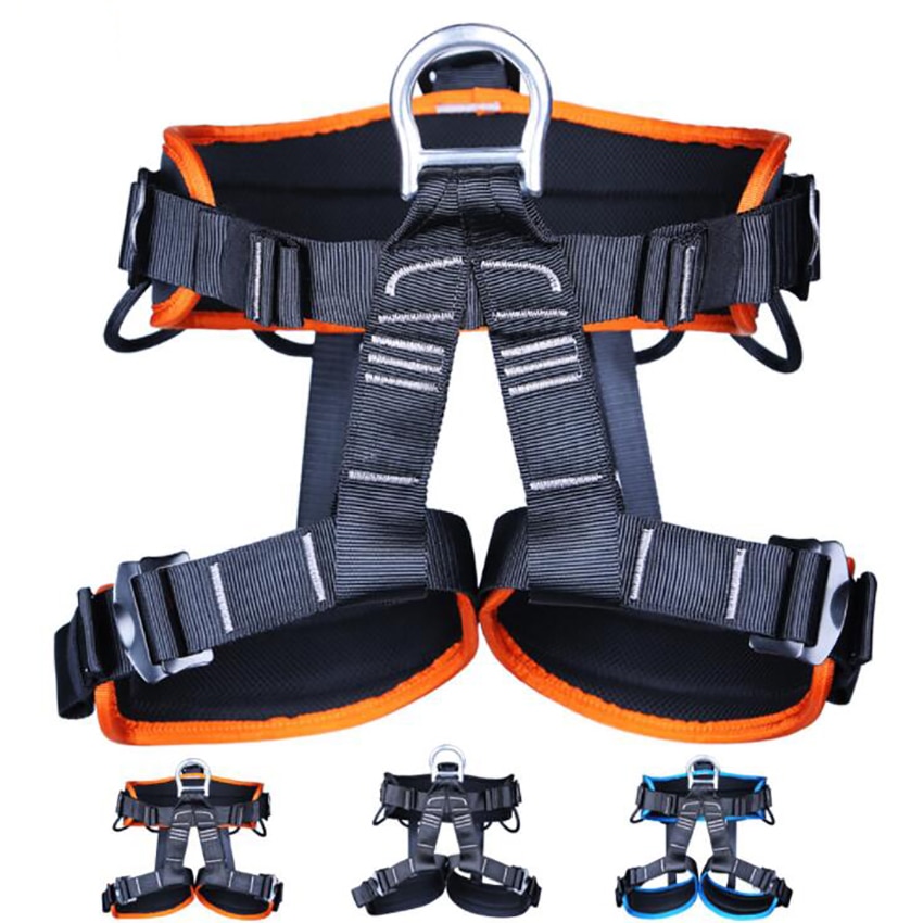 Klimmen Harness Outdoor Klimmen Harness Bescherm Taille Veiligheid Harnas Half Body Harnas Voor Bergbeklimmen Fire Rescue