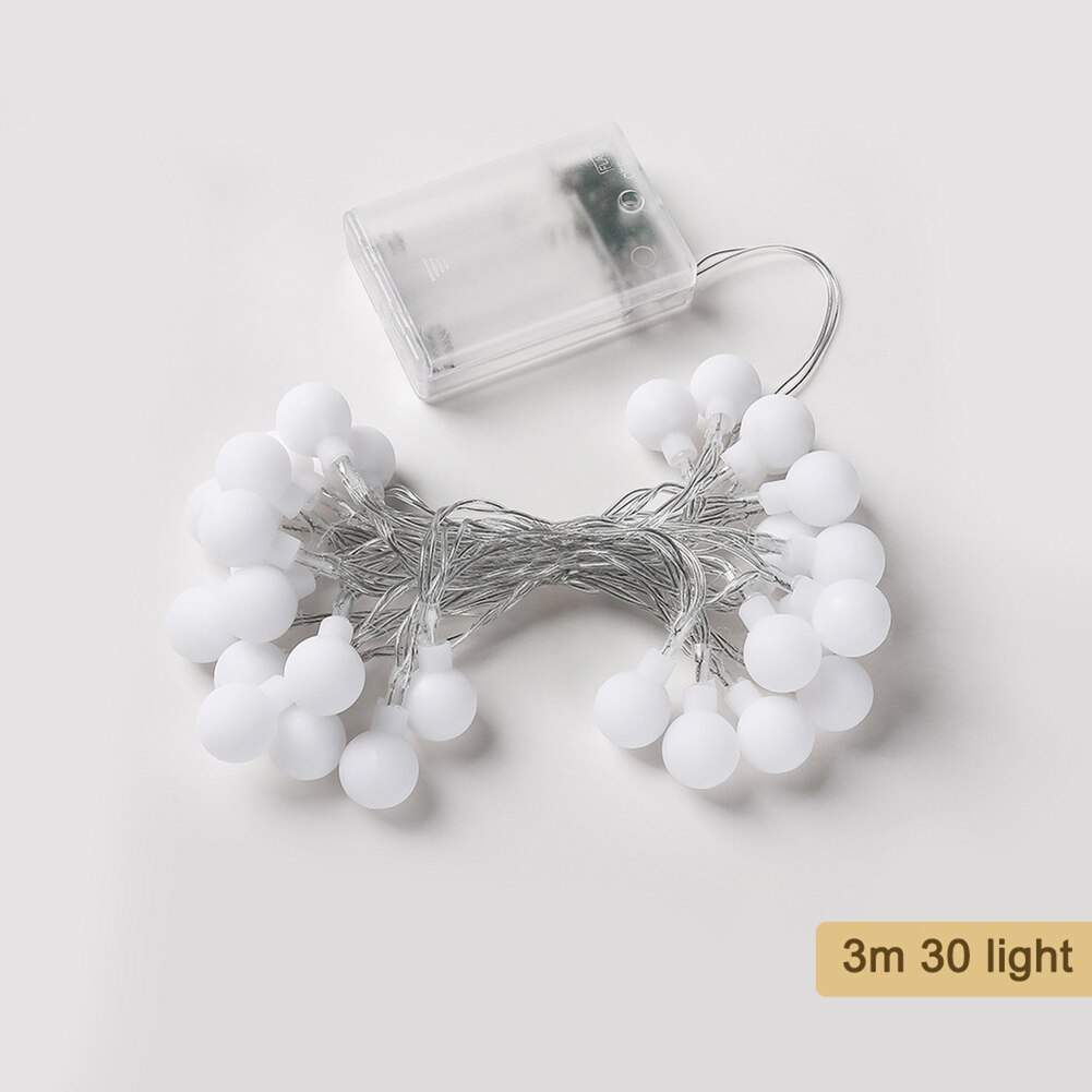 Tiras de luz LED redondas con cielo estrellado, bombillas redondas románticas para acampar, tienda de campaña, atmósfera, cadena de luz colgante para vacaciones, hogar y jardín al aire libre: A