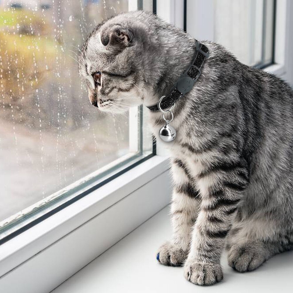 Breakaway Cat Collar with Bell Flea Cat Collar for Cats Cute Cat Collar Pet Product Cat Collar Charm Quick Release Cat Collar