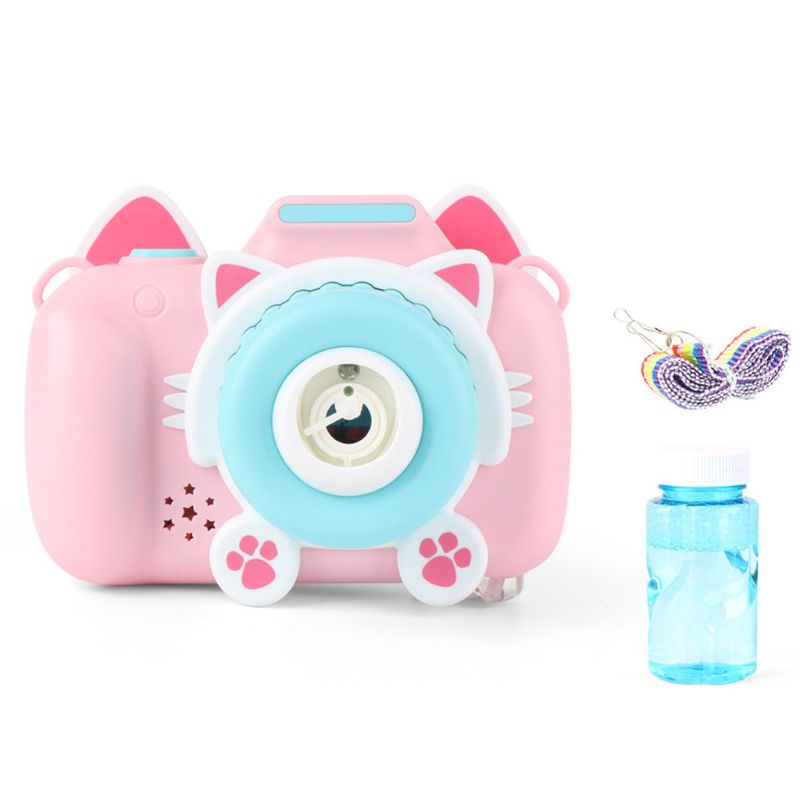 Automatische Bubble Blower Met Lichte Muziek Elektrische Cartoon Maker Camera Speelgoed Y4UD: Type B