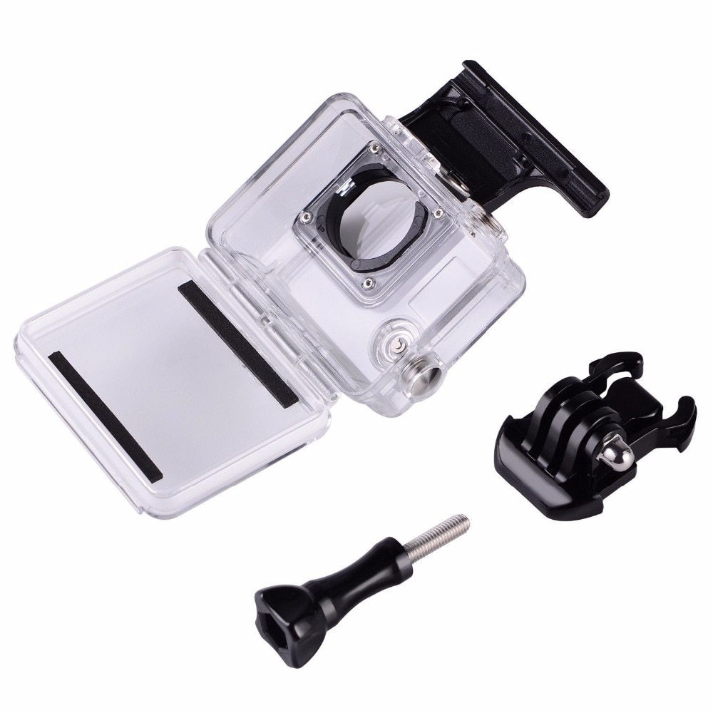 Suptig Voor Gopro Waterdichte Behuizing Case Voor Gopro hero 4 hero 3 + hero 3 Onderwater Beschermende Doos Voor Go pro accessoires