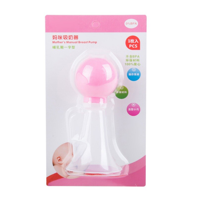 Manual Breast Pumps Silicone Breastfeeding Manual Nursing Strong Suction Reliever Breast Pumps for Feeding Milk Bottle