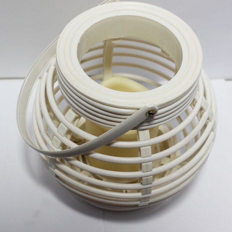 Bougie en rotin en plastique artisanal, accessoires de scène, lampe de décoration intérieure de cour, pendule suspendu à double usage