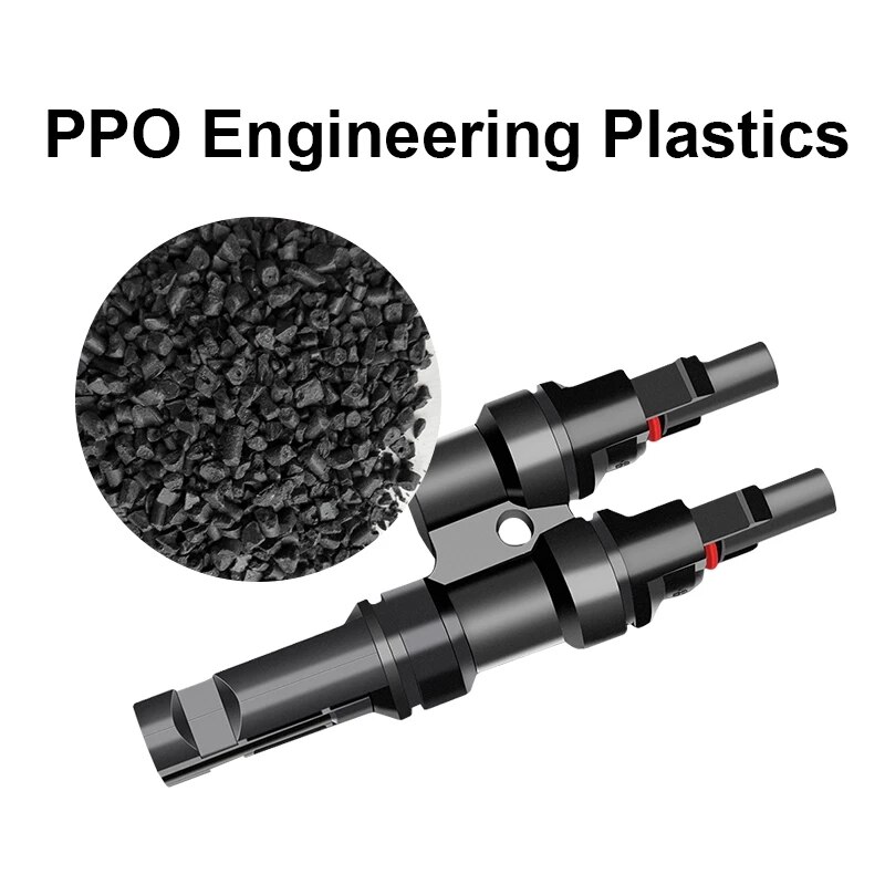 Connector 1 Pair 2T Solar PV Multi Parallel Branch Connectors pv module panel connector Male &amp; Female Solar Energy Adapter