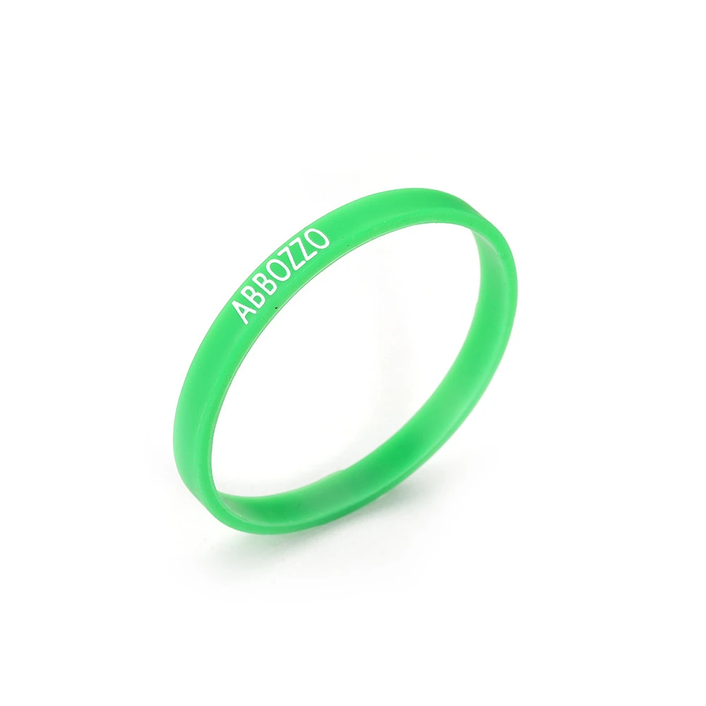 Originele trendy kleine frisse groene bladarmband zwart en wit groen paar siliconen eenvoudige armband voor heren en dames