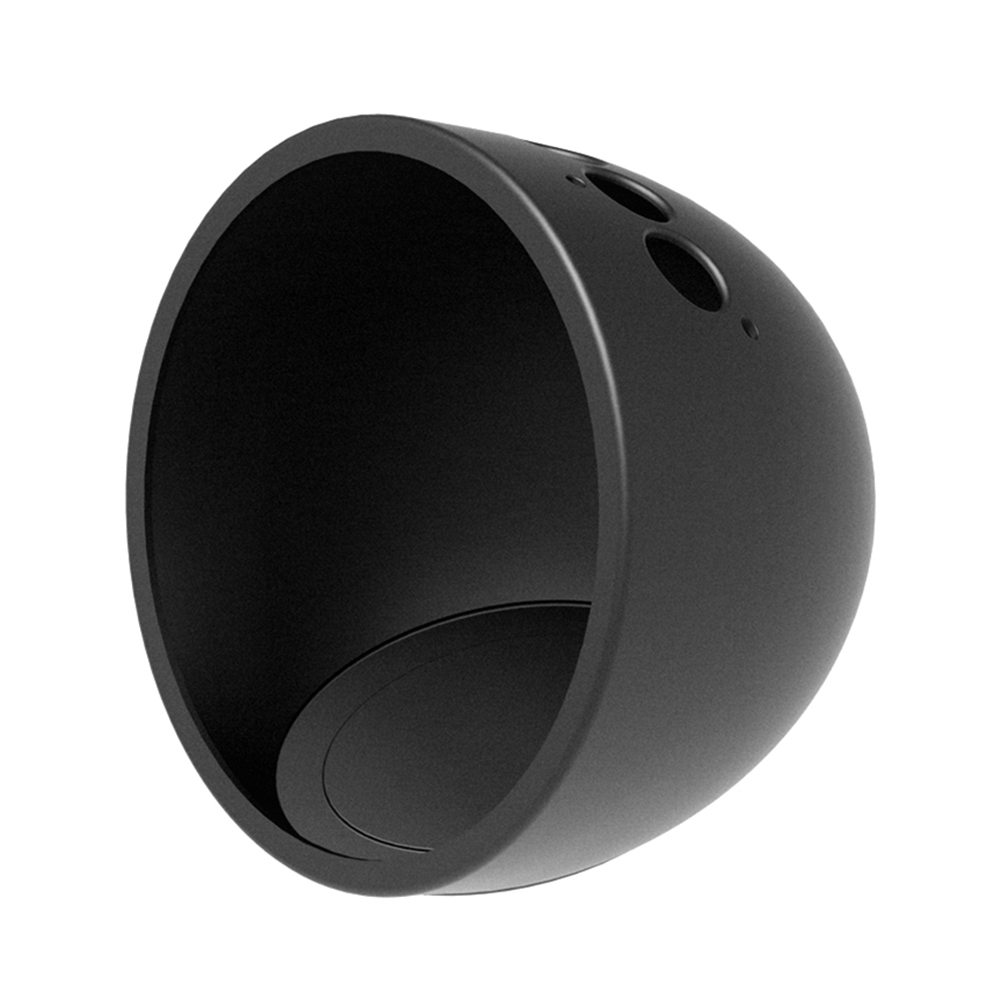 Luidsprekerhoes Beschermhoes voor Echo Spot 2024 Luidsprekerbeschermhoes Anti-kras Siliconen stofdichte hoes voor Echo: Zilver