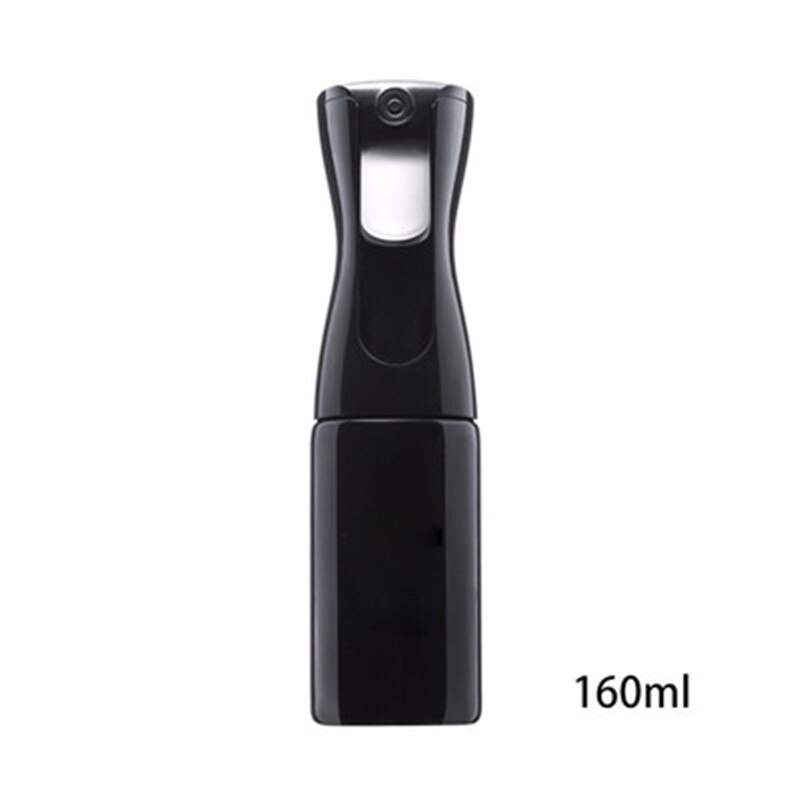 300Ml Mist Spray Bottle Ultra Fine Continuous Water Mister for Hairstyling Cleaning Plants Universal Fine Mist Water Spray: 160ML Black