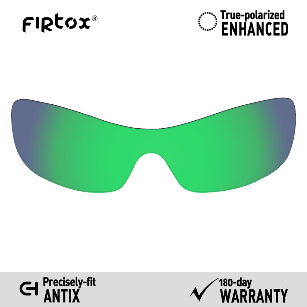 Firtox True UV400 Polarized Lenses Replacement for-Oakley Antix Sunglasses (Compatiable Lens Only) - Multiple Colors: Green-Polarized