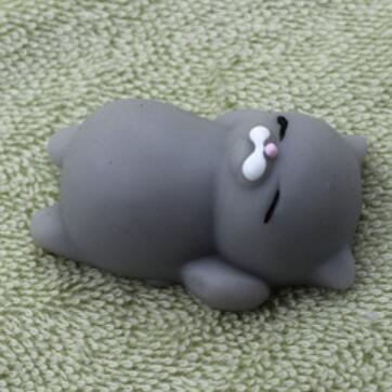 Squishy Speelgoed Leuke Dier Antistress Bal Squeeze Mochi Stijgende Speelgoed Afreageren Soft Sticky Squishi Stress Relief Speelgoed Grappige: 8 Black Cats
