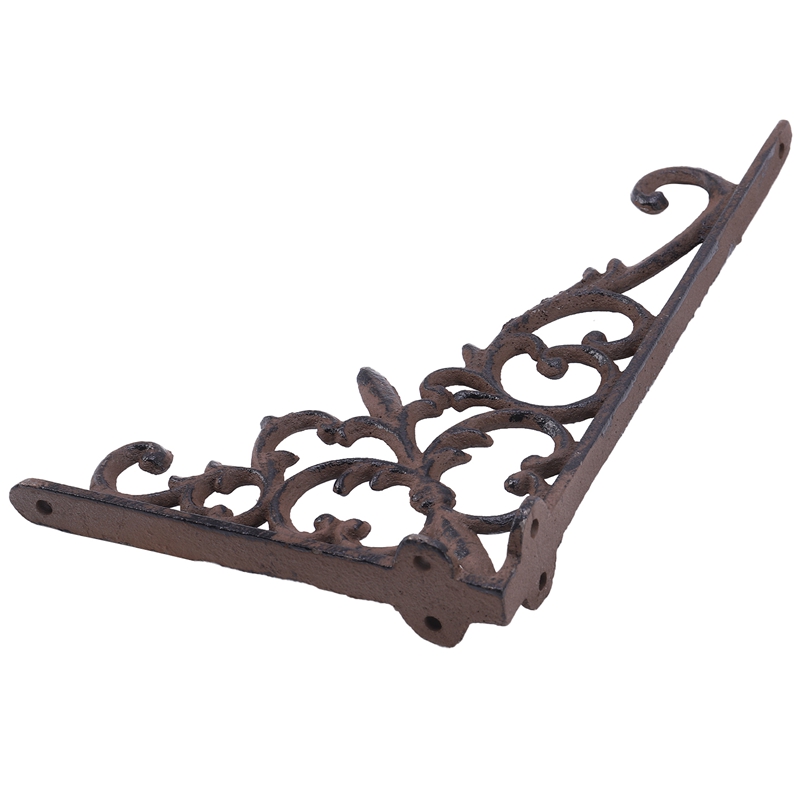 Żeliwny wieszak na rośliny kosz na kwiaty hak na kryty zewnętrzny ptak podajnik latarnia sadzarki garnki wiatr kuranty