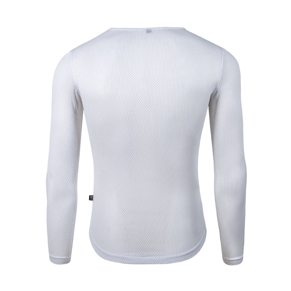 Santic-Camiseta de manga larga para hombre, ropa interior transpirable de secado rápido para ciclismo, Chaleco Ajustado de compresión para bicicleta de montaña