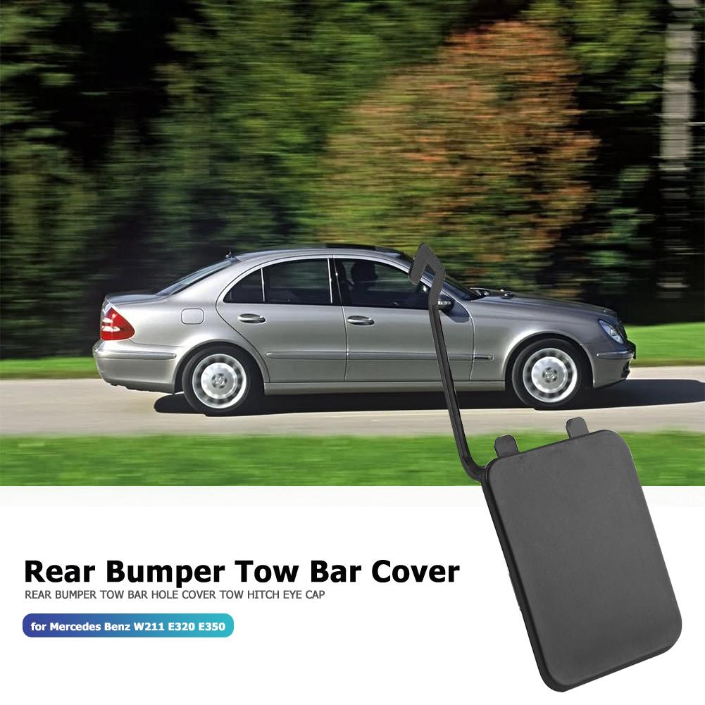 Rear Bumper Tow Bar Eye Cover ABS Auto Exterior Replacement Accessories for Mercedes Benz E Class W211 E320 E350 2002-2006