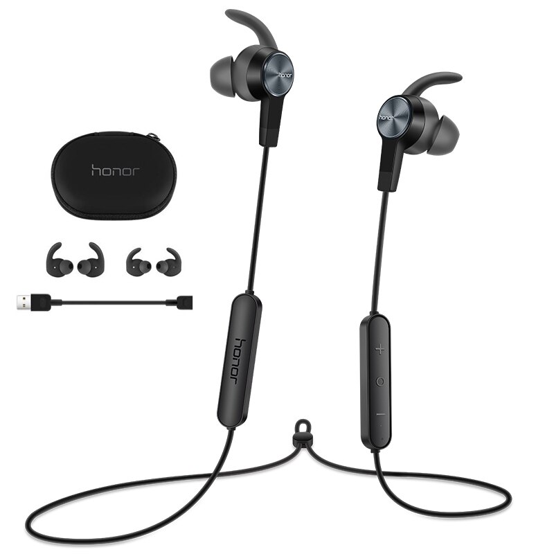 Neue Ehre xsport AM61/AM66 Bluetooth In-Ohr Drahtlose Kopfhörer Drahtlose verbindung Mit Mic Headset Unterstützung Huawei Xiaomi: AM61 Black