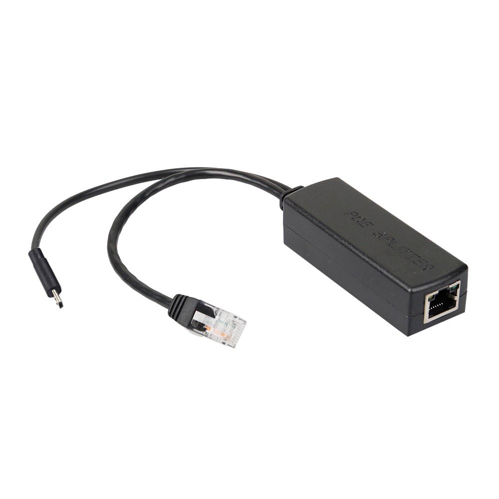 IEEE 802.3af Micro USB Actieve PoE Splitter Power over Ethernet 48V naar 5V 2.4A voor tablet Dropcam of raspberry Pi