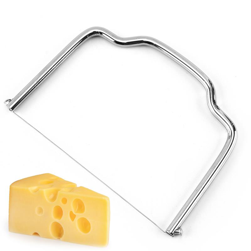 Coupe-beurre portatif en acier inoxydable, 1 pièce, fil de coupe du fromage, outils de cuisine: Default Title