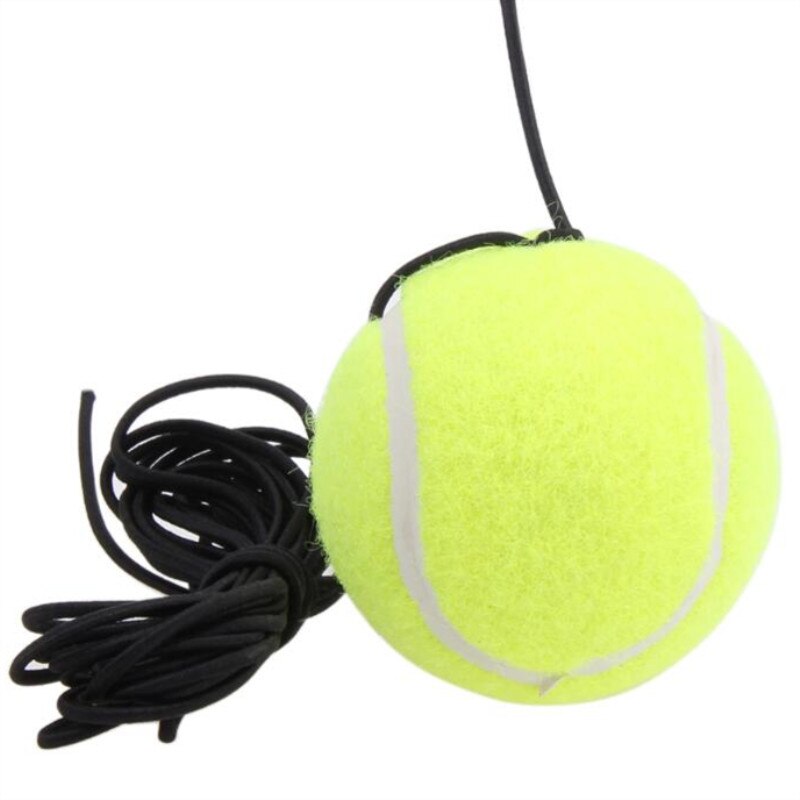 Heavy Duty Tennis Training Tool Exercise Tennis Ball Sport Self-study Rebound Ball With Tennis Trainer Baseboard Sparring Device