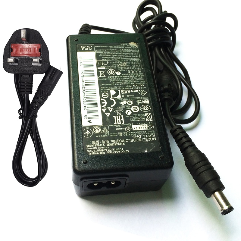 For Samsung T24E310EW monitor AC Adapter Power Supply Charger 35W - Used