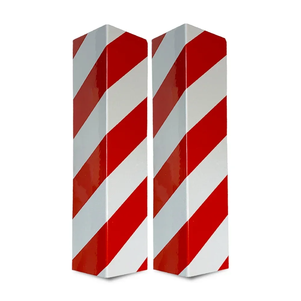 Protector de pared de garaje para coche, columnas de espuma para garaje, borde antiarañazos, pegatina anticolisión, Protector de parachoques de puerta automática, 1/2 Uds.: Blanco