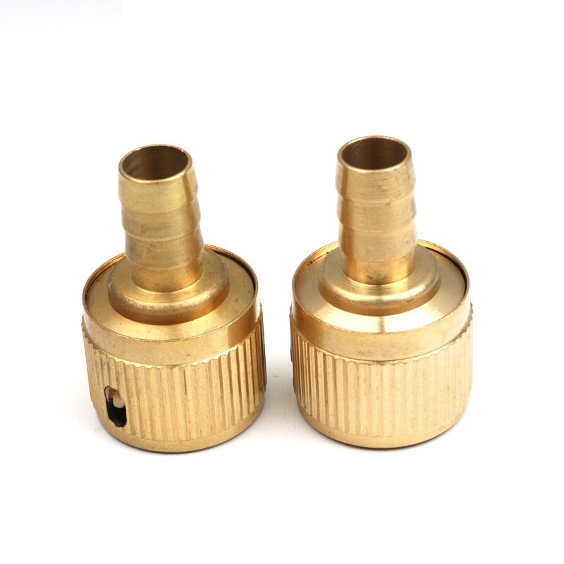 1pc ren kopparkoppling för 12 mm slangkontakt 1/2 " 16mm snabbkoppling trädgårdsvattenskranadapter