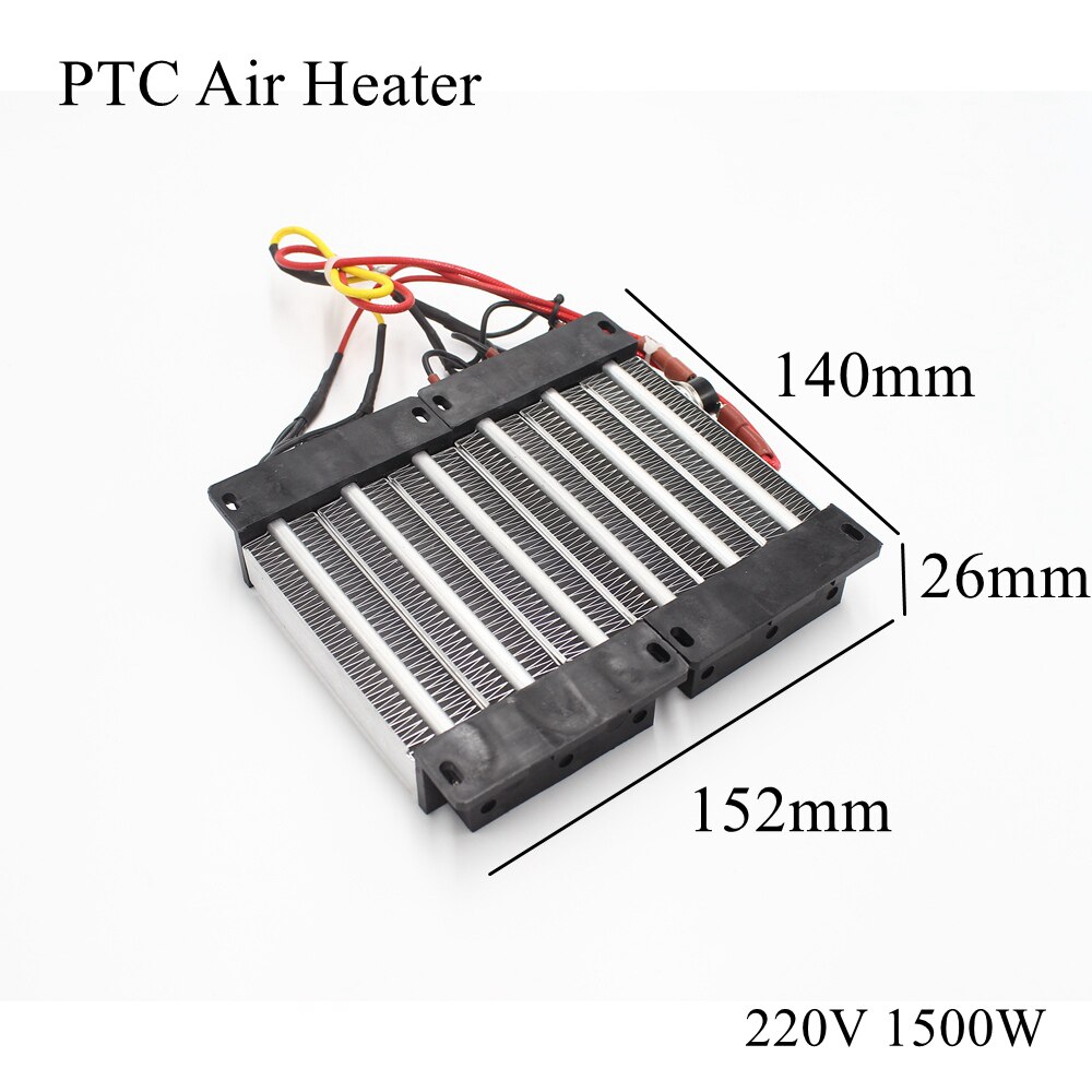 12V 24V 36V 48V 72V 110V 220V PTC Heater Ceramic Thermistor Air Heating Mini Outdoor Heaters Induction Aquarium Car Film Plate: 140x152x26mm