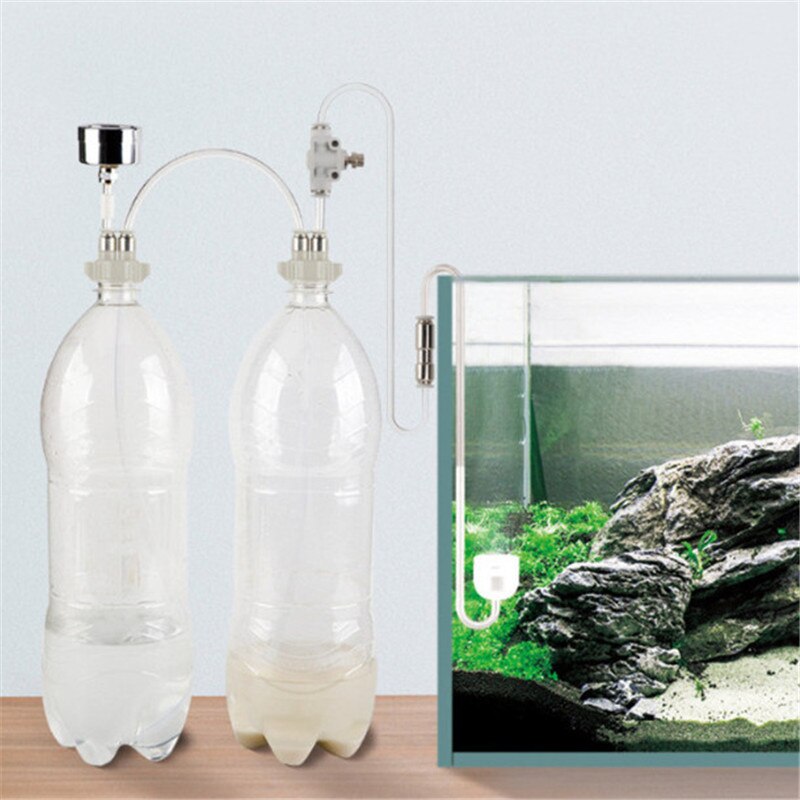 Equipo acuático HONGYI D201 DIY generador de dióxido de carbono CO2 casero
