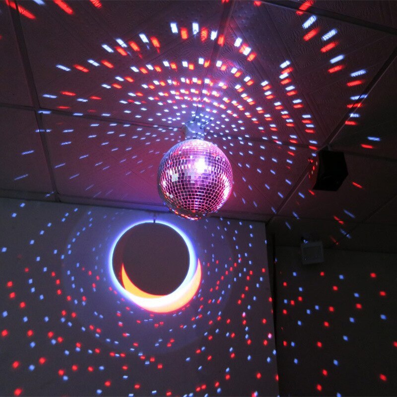 Stort glas spejl diskokugle dj ktv barer fest scene lys holdbar belysning diskokugle reflekterende lys glas spejl med diskotek