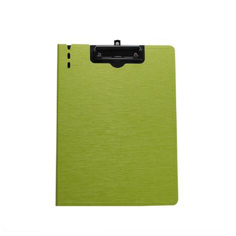 A4 File Folder Board Folder Waterproof File Folder PP Thick File Writing Pad File Business Contract Folder Office Supplies: green