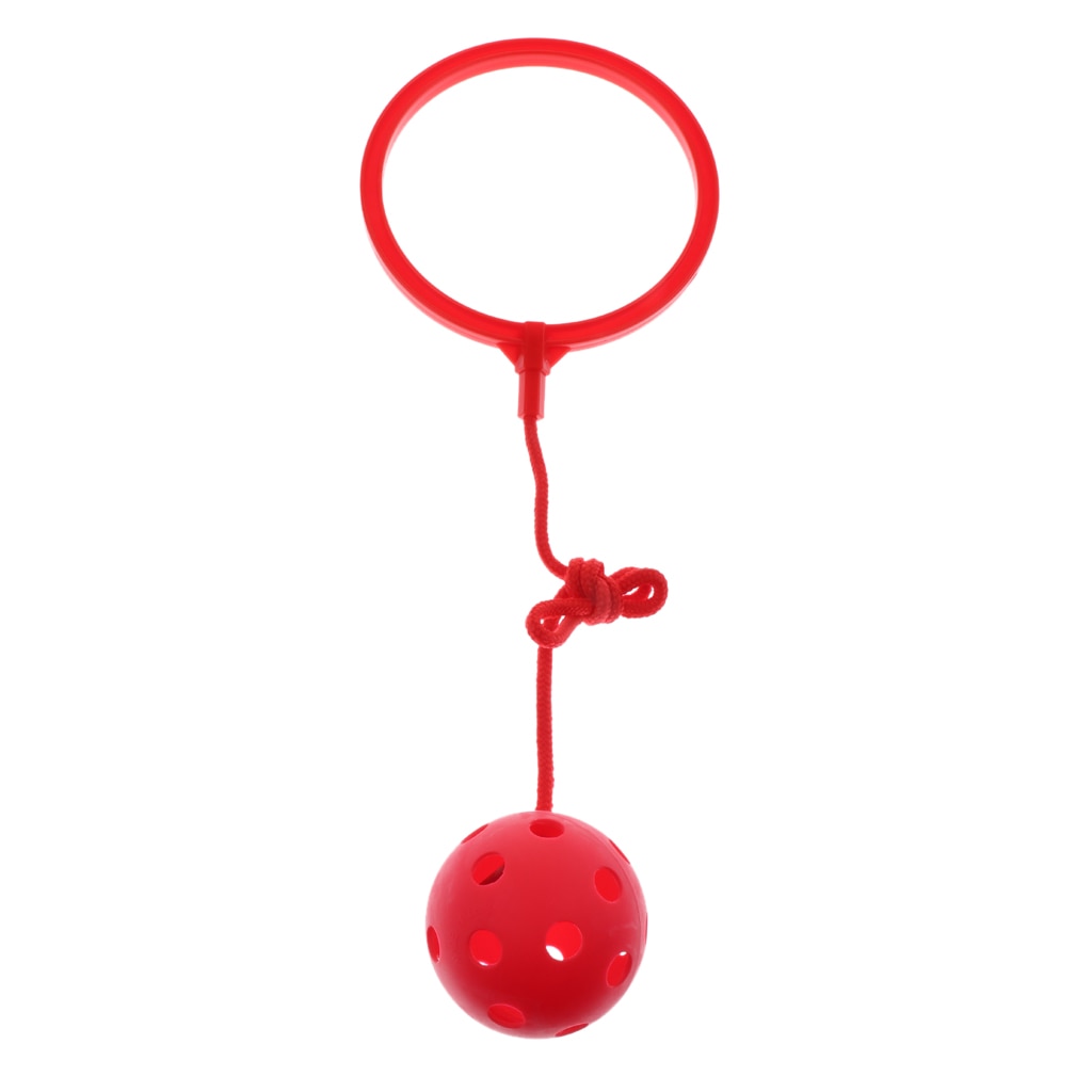 Lot de 2 boules de saut de cheville pour fitness, fitness, entraînement au saut (bleu et rouge