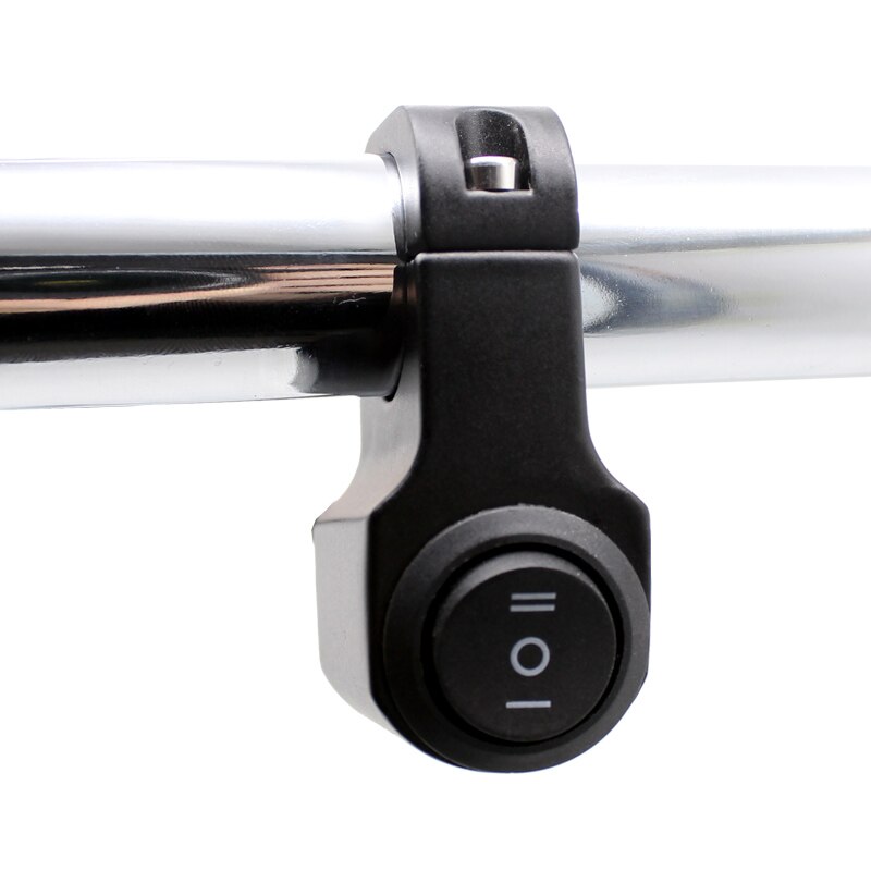 Nuoxintr 7/8 " 22mm 12v aluminium motorcykel legering strömbrytare styre strålkastare strömbrytare vattentät 2 val motorcykel tillbehör: Slår på  on 0ff