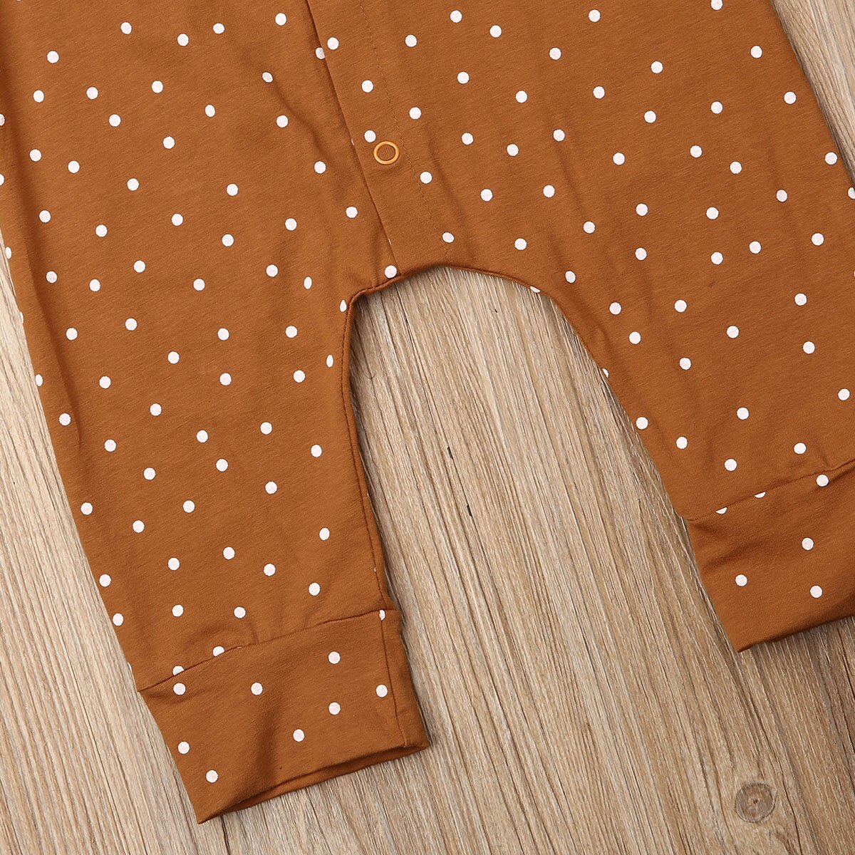 Cute Newborn Baby Boy Girl Long Sleeve Polka Dot Cotton Romper Jumpsuit Playsuit Outfits Baby Clothes