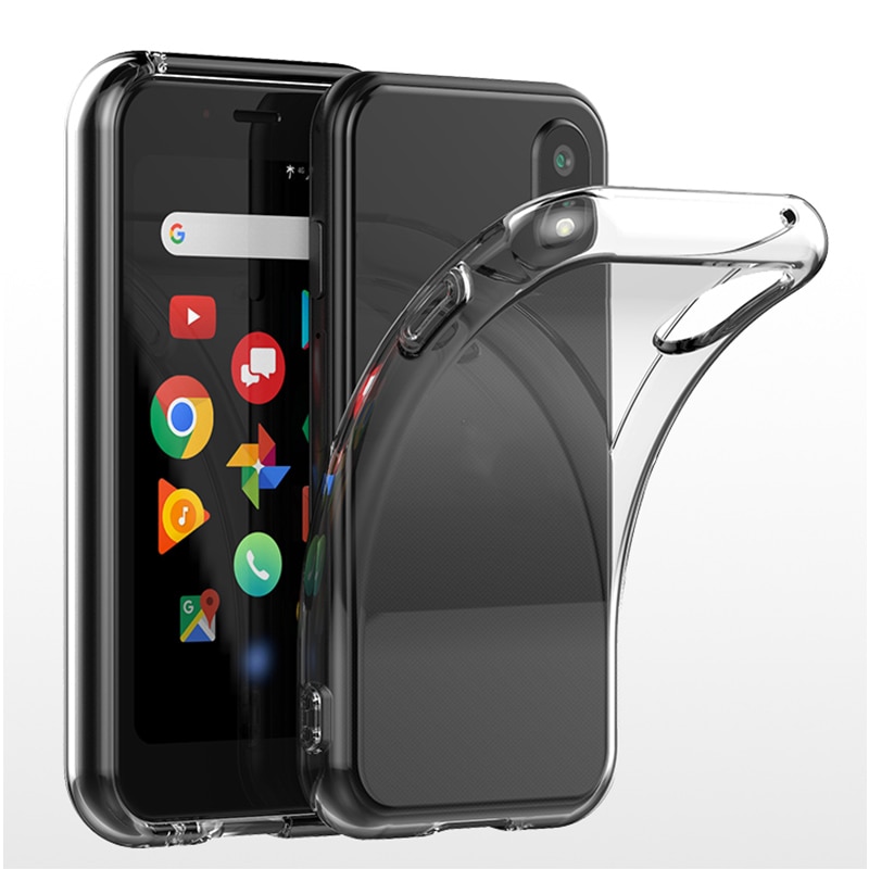 For Palm Phone PVG100 Case Transparent Frame Back Cover Clear Phone Bag Cases PVG 100 Temper Glass Protective Film