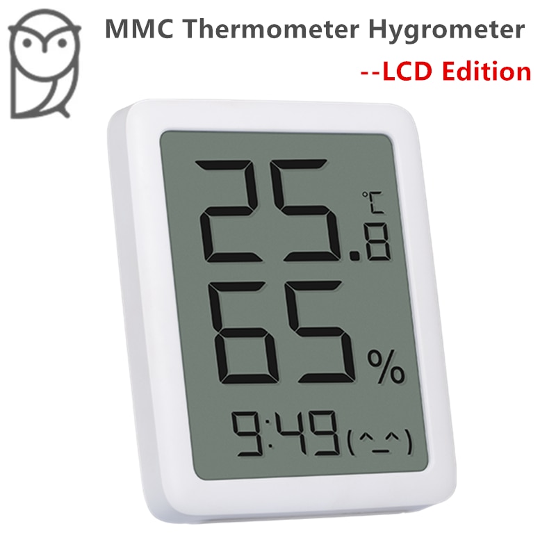 Miaomiaoce E-Ink Scherm Lcd Grote Digitale Display Thermometer Hygrometer Temperatuur Vochtigheid Sensor