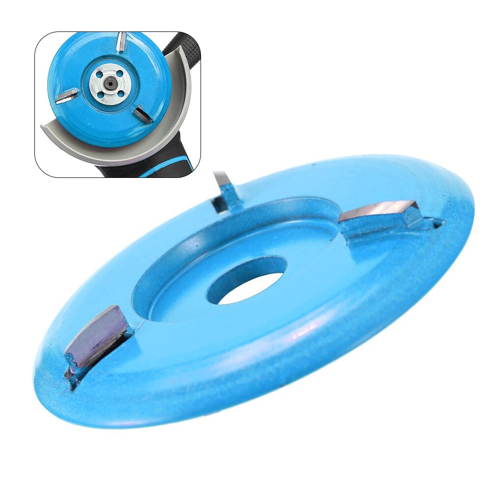 16mm Alésage Fraise 3 Lames Bois Façonnage Disque Puissance Bois Disque À Découper L&#39;ouverture Meuleuse D&#39;angle Fixation Outils de Menuiserie