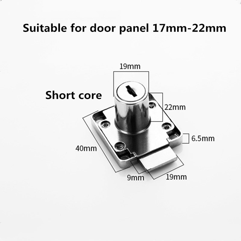 Lade Sloten Met 2 Sleutels Lock Meubilair Hardware Deur Kabinet Lock Voor Bureau Brief Box 3 Kleuren Cam Sloten
