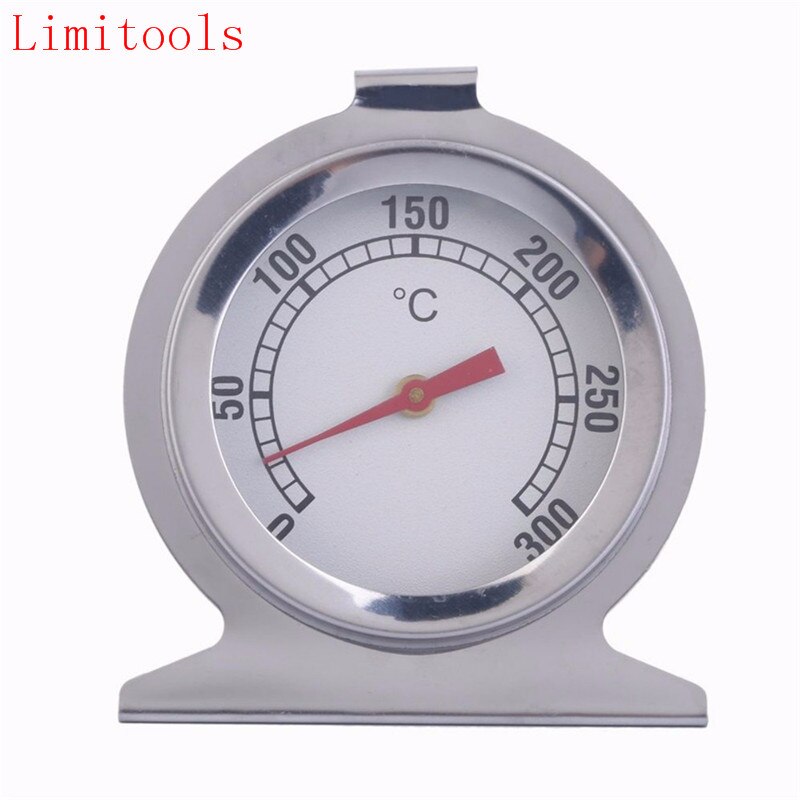 Brand Rvs Oven Fornuis Thermometer Temperatuurmeter Stand Up Voedsel Vlees Dial Oven Thermometer Tool