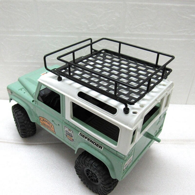 Para mn d90 d91 d96 d99 mn90 mn99s 1/12 rc carro atualizar peças de metal bagagem transportadora bandeja rack telhado acessórios