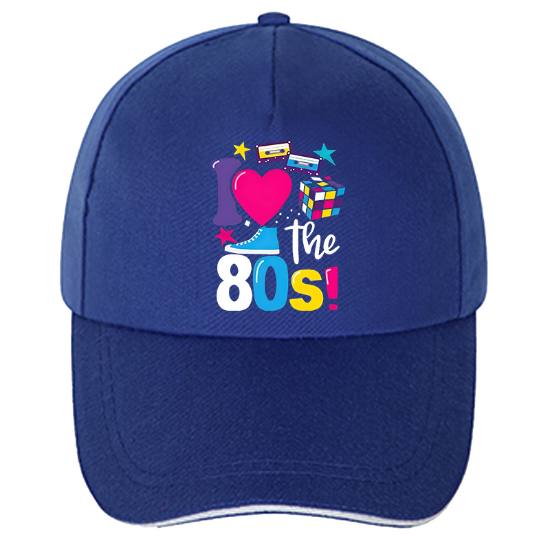 Casquette de Baseball rétro 80 Cartoon S pour femmes, 80 nostalgiques, années 1980, chapeaux courts Vintage pour femmes, réglage, chapeau de soleil d'extérieur décontracté: vert militaire