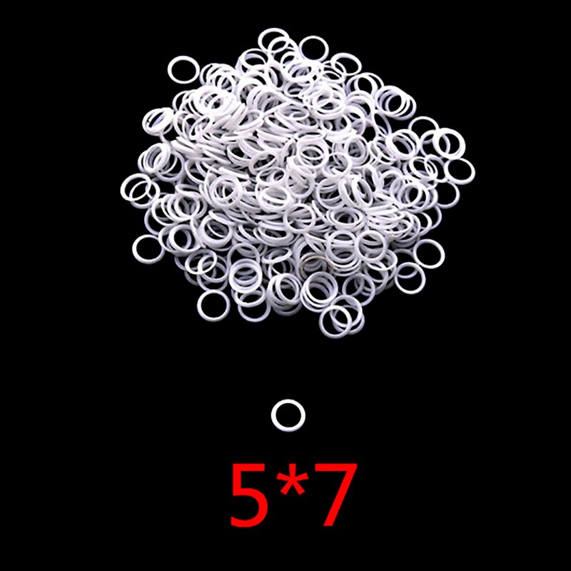 500 stuks/partij Kapperschaar Accessoire Nylon Ringen maat 5*7mm Nylon pakking onderdelen